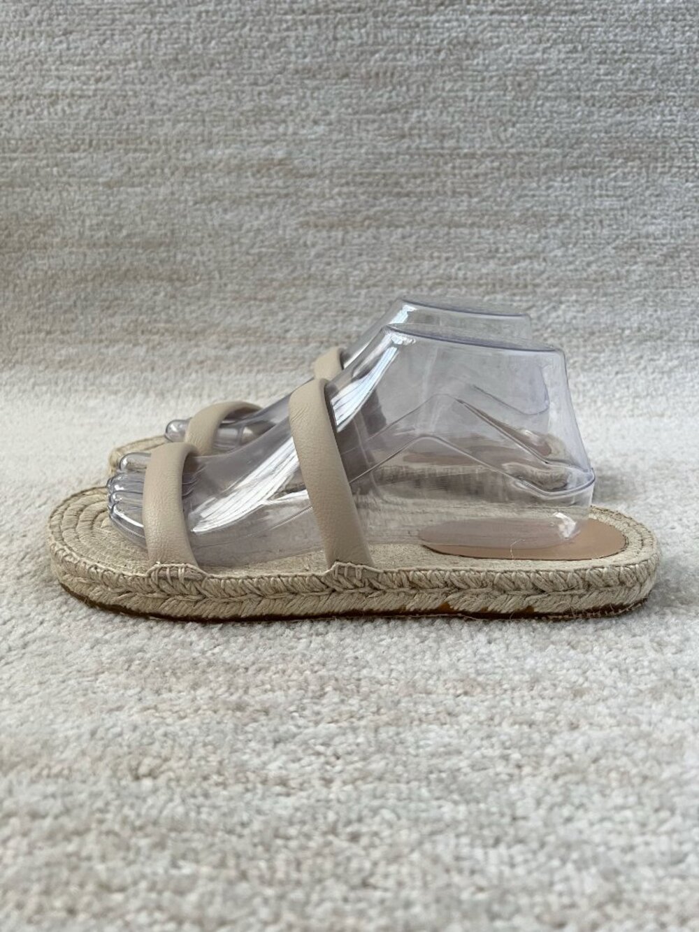 Everlane Leather Slip On Espadrille Sandals Shoes 9